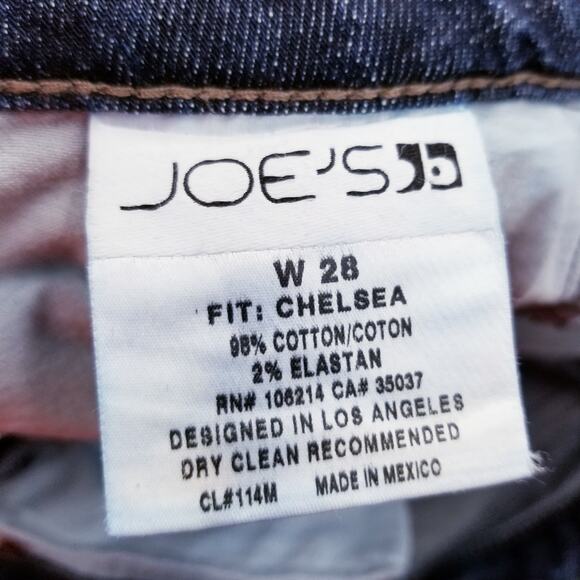 Joe's Jeans Chelsea Fit Klum Wash Rolled Cuff -  Size 28 - Picture 8 of 10